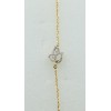 18K Gold Fancy Chain Diamond Bracelet 